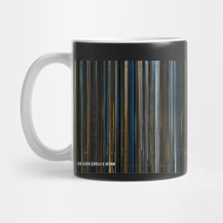 The Elders Scroll: Skyrim Game Barcode Visualization Mug